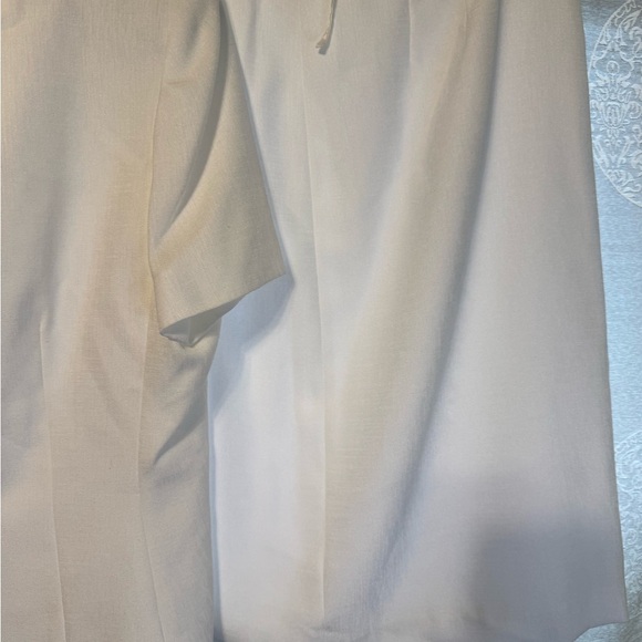 Le Suit Essentials  White Blazer and Skirt Set Size 16 EUC Fast Shipping - Picture 4 of 9
